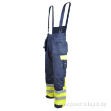 Cotton/Nylon safety overall with reflective tape